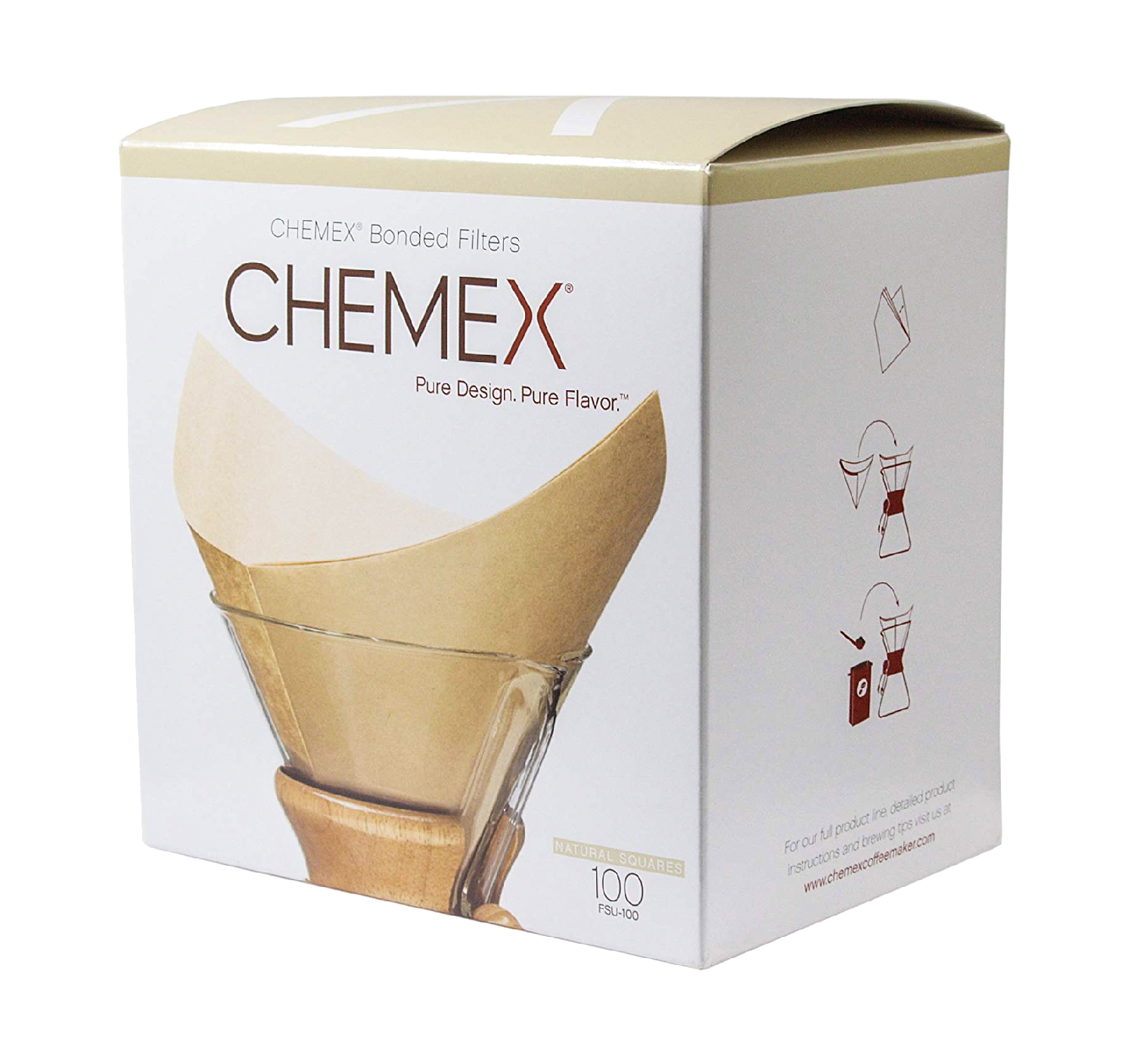 CHEMEX Natural Filters - Pre-folded