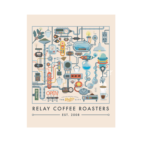 PRINT 11 x 14 - RELAY Coffee Roasters, Matt Jelly