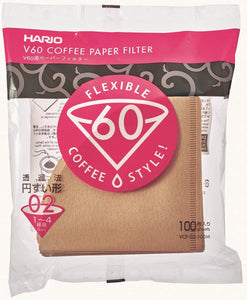 HARIO V60 Filters - Paper - 100 pack
